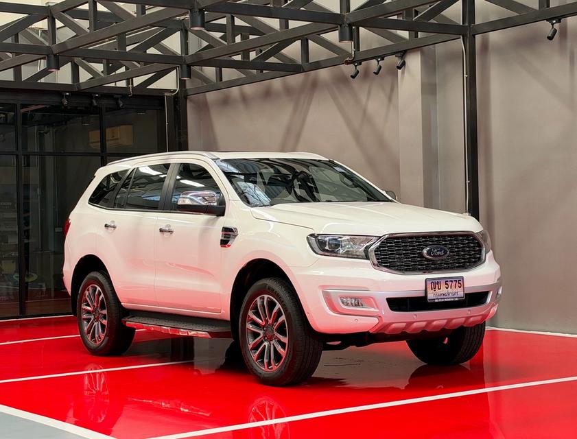 2021 FORD EVEREST 2.0 TITANIUM PLUS MNC รถมือเดียวออกป้ายแดง รถวิ่งน้อยเพียง 8X,XXX กม เข้าศูนย์ทุกระยะ รถไม่เคย