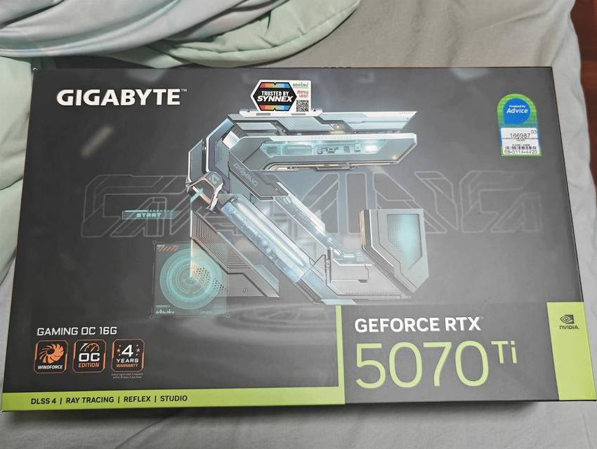 การ์ดจอมือ 2 RTX 5070 Ti Gigabyte Gaming OC ใช้มาเดือนเดียว ประกัน 4 ปี 1