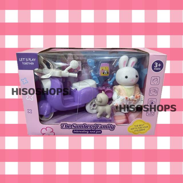 The Sumberg Family ชุดกระต่ายน้อยบ้านซิลวาเนียน มาพร้อมเฟอร์นิเจอร์หลากหลายแบบ ใหม่ล่าสุด สีสันสดใส