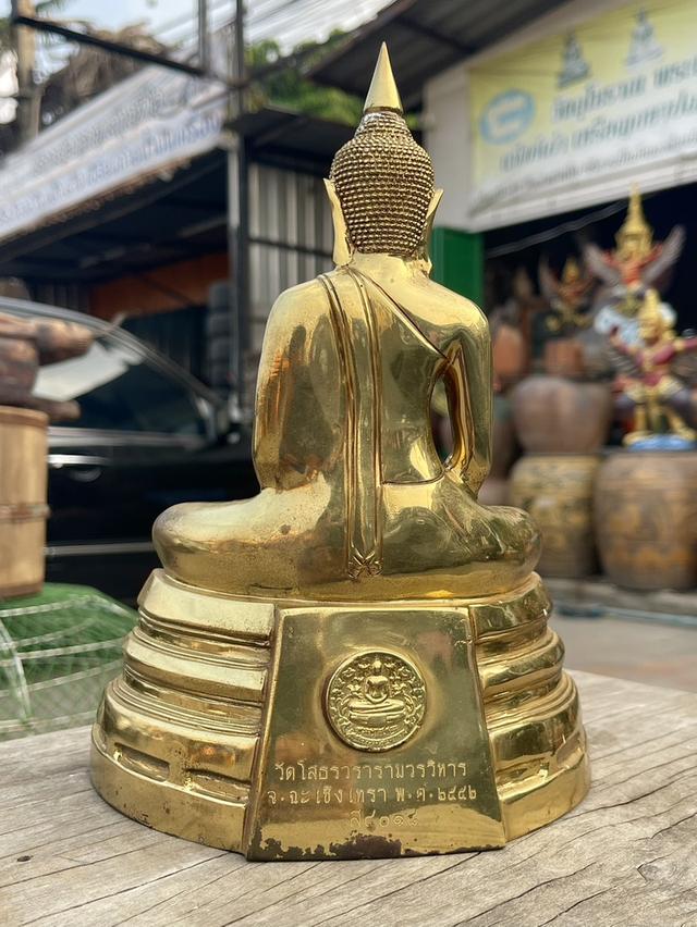 พระบูชา หลวงพ่อโสธร ปี2552 หน้าตัก5นิ้ว วัดโสธรวรารามวรวิหาร พระพุทธโสธร เนื้อทองเหลือง รูปย่อยที่ 2