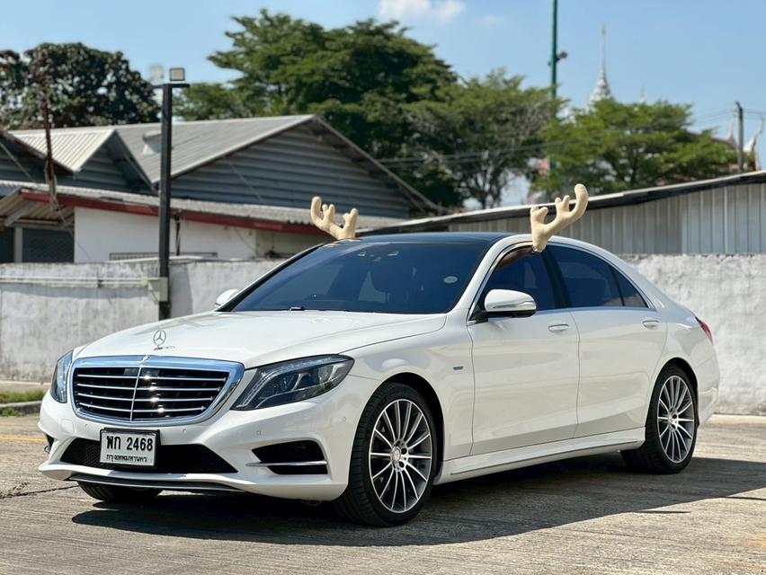 รหัสรถ NCT141 📌. Mercedes Benz S500e AMG Premium W222 สีขาว 2016 จด 2017