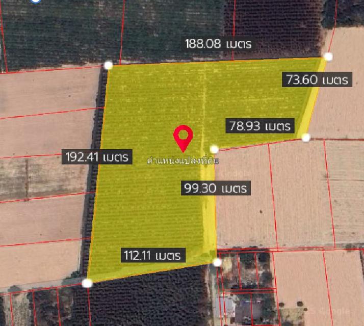 ขายที่ดินหนองเหียง 18 ไร่ ซอยบ้านไทรคู่13 ใกล้ถนนเส้น3086-1.1กม. อ.พนัสนิคม จ.ชลบุรี 2