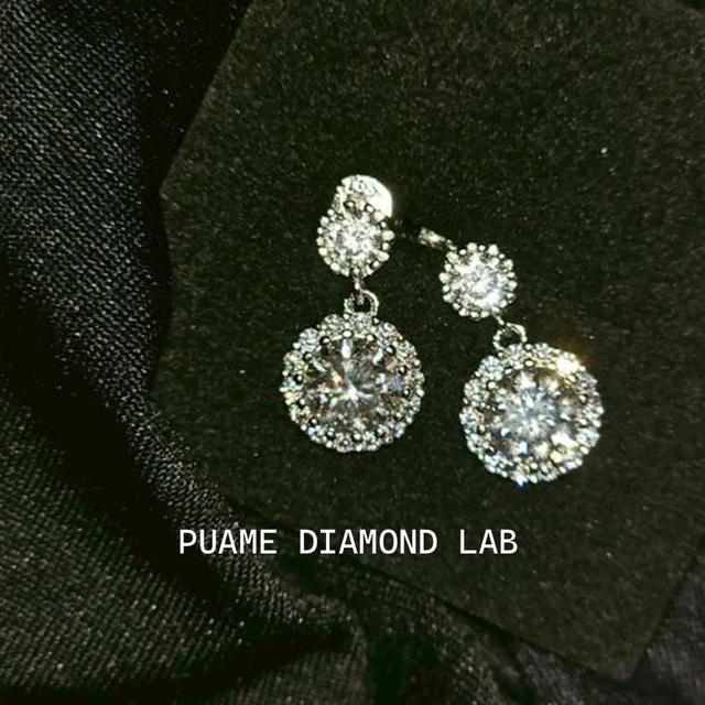 ต่างหูเพชร ดีไซน์โดดเด่น งานผีมือละเอียดประณีต ราคาสบายกระเป๋า พร้อมใบรับประกันสินค้าทุกชิ้น - ปุอามี่ Diamond Lap Rama2 (083-2469526)