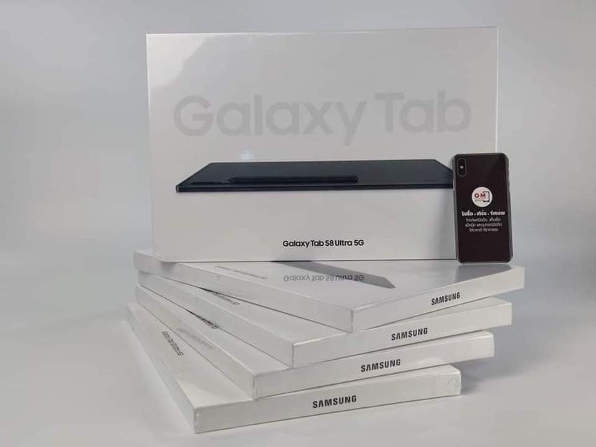 ขาย/แลก Samsung Galaxy Tab S8 Ultra 5G 8/128 Graphite ศูนย์ไทย Snapdragon8 Gen1 ใหม่มือ1 เพียง 38,900 บาท  3