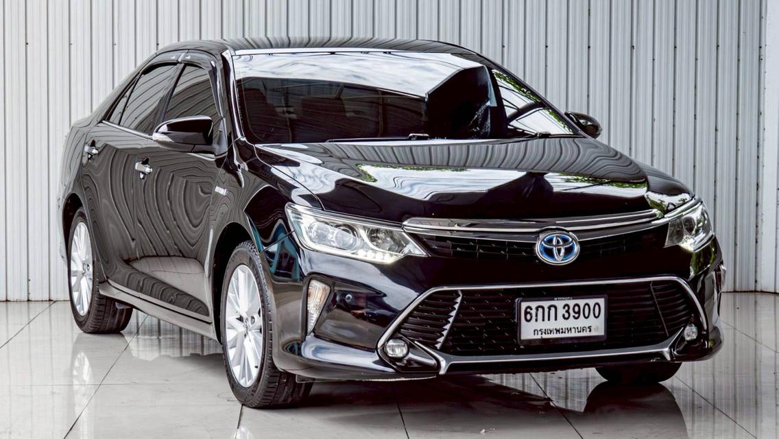 TOYOTA CAMRY 2.5 HV NAVI ปี 2017 สีดำ โฉม ปี12-18