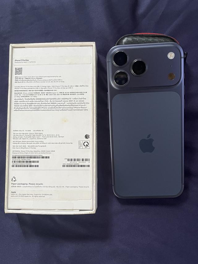 iPhone 17 Pro Max 256GB ครับ