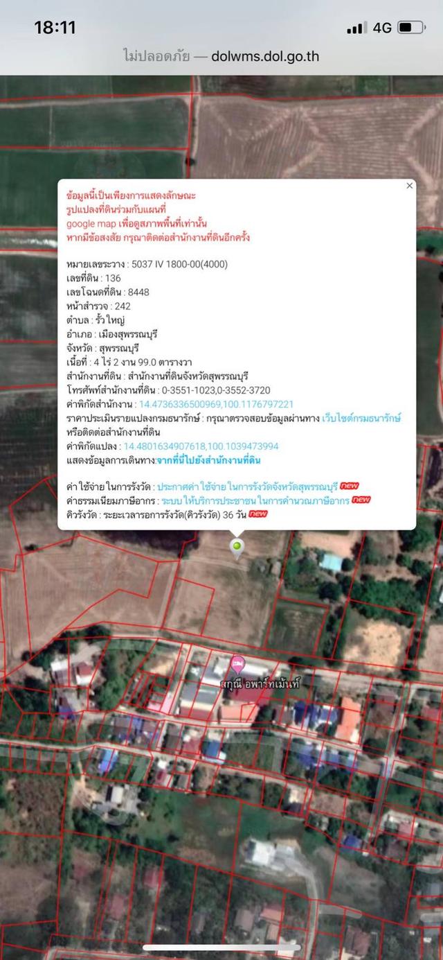 ที่ดินหลังห้างบิ๊กซีสุพรรณบุรี 1