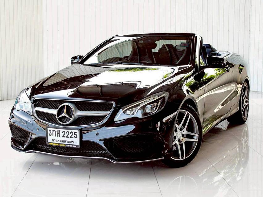 BENZ E-CLASS E200 Cabriolet AMG Dynamic ปี 2015 โฉม W207 ปี 09-16 สีดำ
