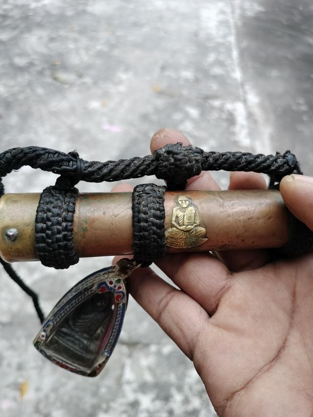 ตะกรุดหลวงพ่อเงินพร้อมรูปหล่อ