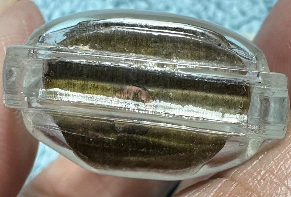 พระกริ่งเชียงแสน หลวงพ่อเงิน วัดดอนยายหอม รุ่นแรก ปี 2500 เลี่ยมเดิม รูปที่ 8