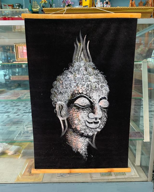 ภาพเขียน บนผืนผ้า ภาพเขียนพระพุทธ 2