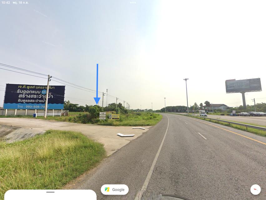 ขายที่ดินติดถนนบายพาส เลี่ยงเมือง เนื้อที่ 6-3-12ไร่ ตรงข้ามหมู่บ้านศุภาลัย ใกล้แม็คโคร ใกล้ดูโฮม ใกล้เขตอุตสาหกรรมสุรนารี ทำเลเหมาะพัฒนาเป็น 5