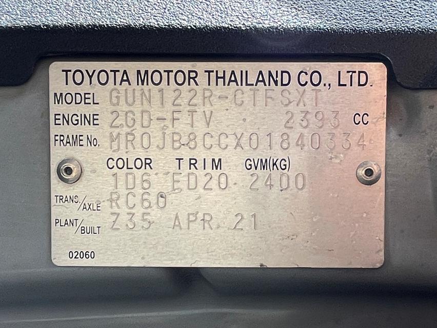 TOYOTA HILUX REVO SMART CAB 2.4 MID Z EDITION ปี 2021 MT 6 Speed สภาพนางฟ้า 15