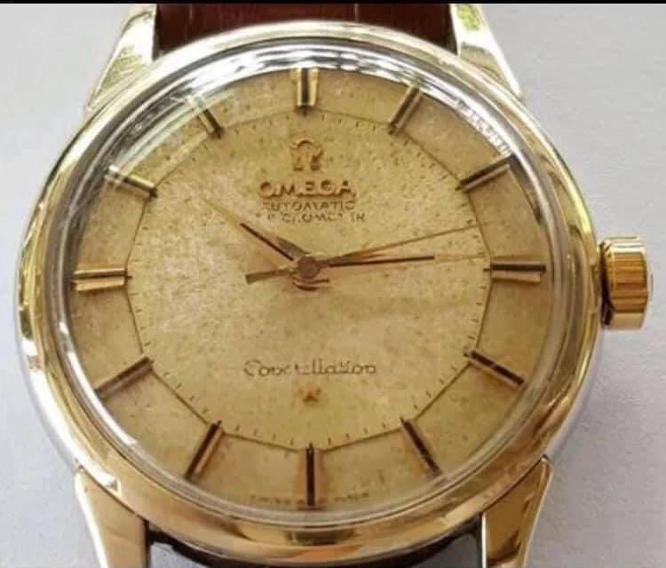 omega constellation pie pan watch  1