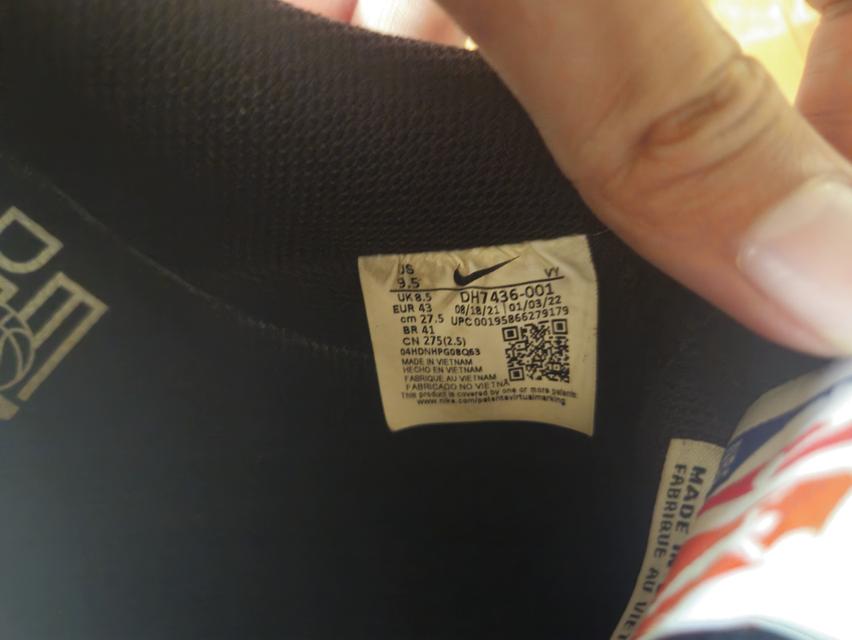 Nike Air Force 1 DN4178-001 NBA/WNBA Black Multicolor Sneakers Size 9.5 us รูปที่ 5