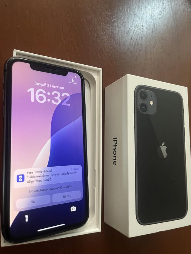 โทรศัพย์ Iphone 11 มือสอง ความจุ128 Gb สีดำ รูปที่ 3