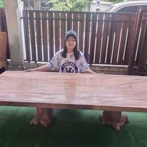 โต๊ะไม้ ไม้แผ่นเดียว  โต๊ะอาหาร 5