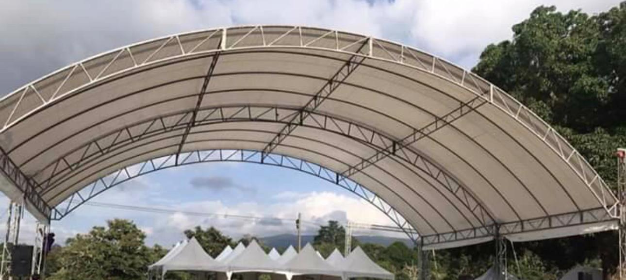 เต็นท์ผ้าใบโกดังโรงงาน