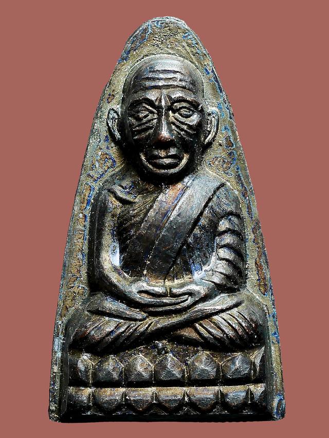 หลวงปู่ทวด เตารีด  วัดช้างให้ หลังหนังสือใหญ่ ตัว ท เก่าๆ รูปที่ 2