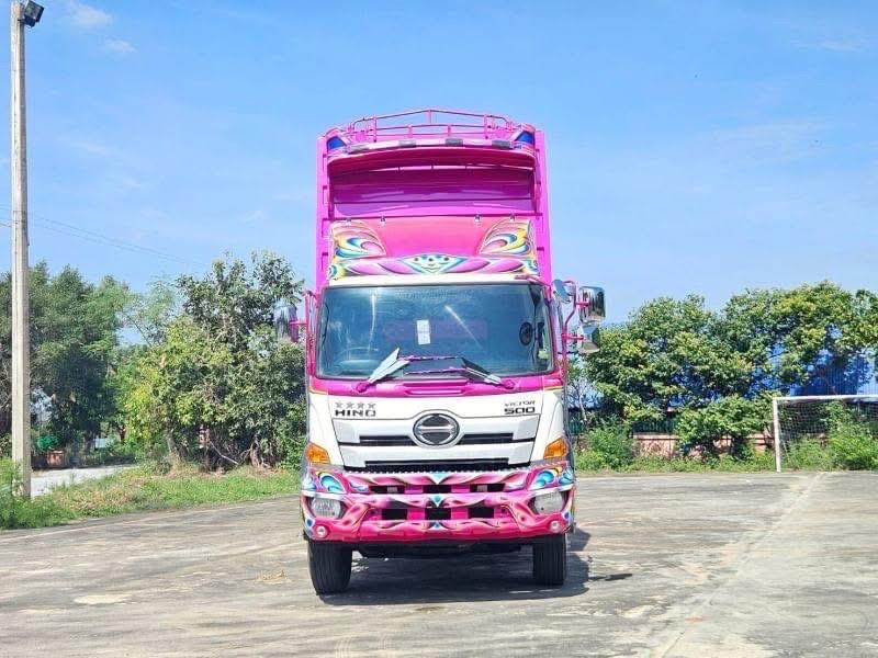 Hino Victor 344 Hp ปี 2016 สีชมพู