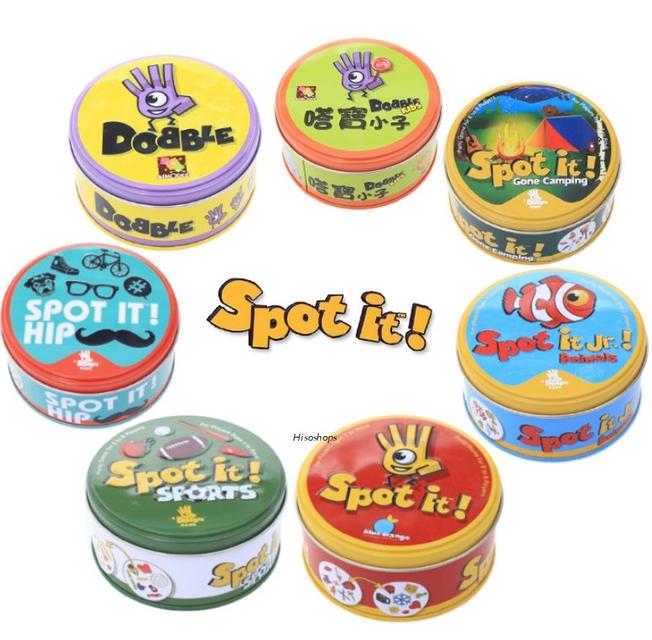 Dobble Card Game Spot It Potte เกมส์ฮิต เล่นง่าย เกมส์กระดาน จับคู่รูปภาพ ให้น้องๆ สนุกสนานและเสริมพัฒนาการ
