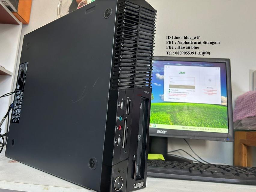คอมตั้งโต๊ะยกชุด4ชิ้น สเปคแรง CPUต Lenovo Corei5 Ram8