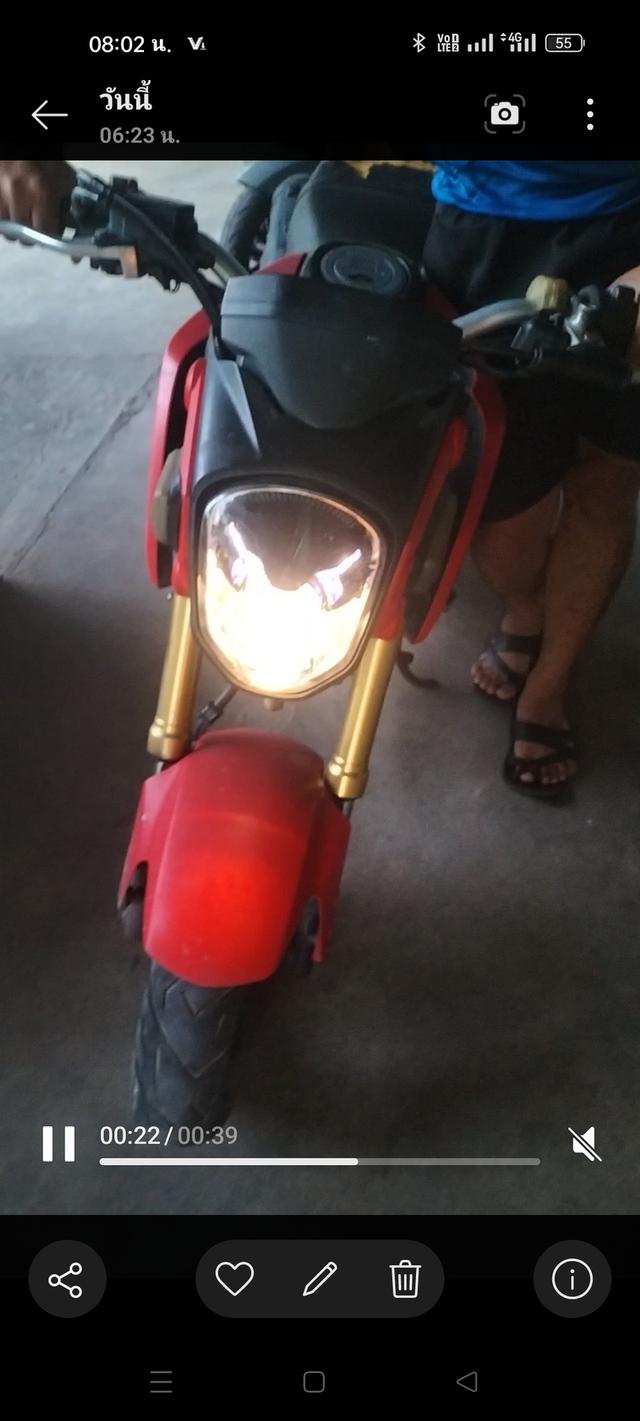 Hondamsx 125 สไตล์วัยรุ่น