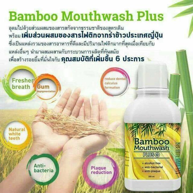 น้ำยาบ้วนปากแบมบู เม้าท์วอช (Hylife Bamboo mouthwash) 2