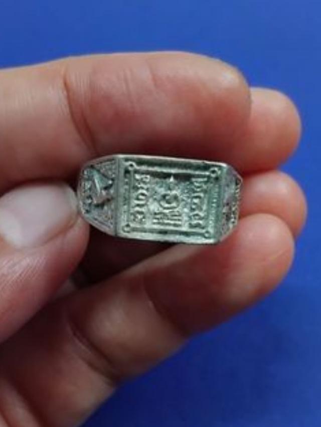 พระบ้านเก็บเก่า แหวนปู่ดู่ปี 2519 แหวนเก่าพ่อตัวเองใช้ 7