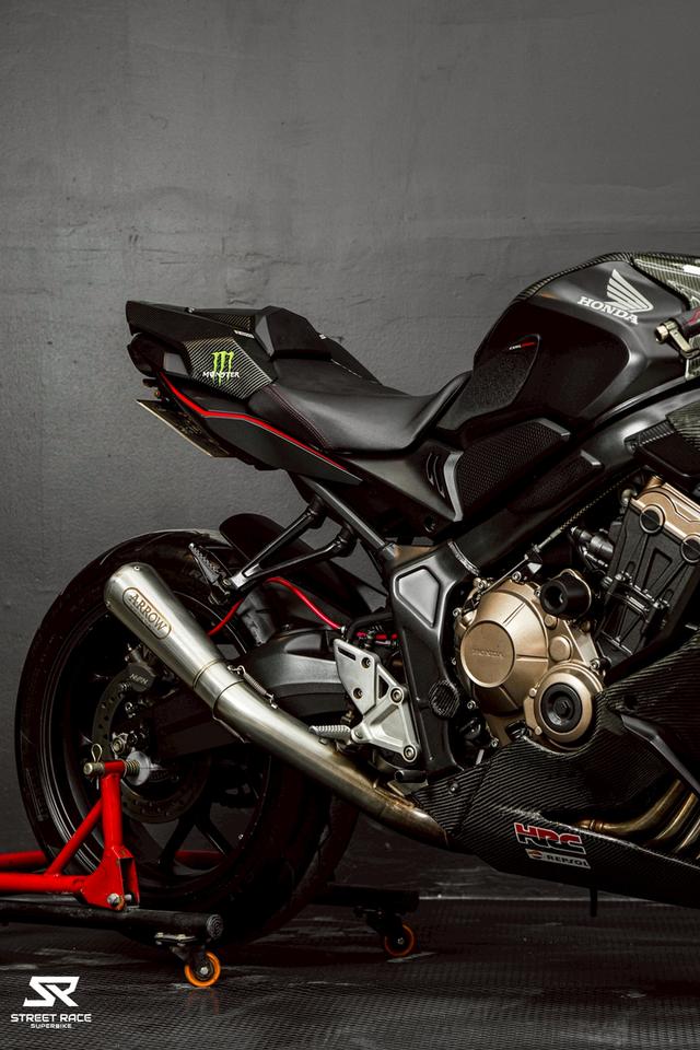 🔥 Honda CBR650R ปี 2019 | ดำดุ ของแต่งท่วม คาร์บอนจัดเต็ม ปั๊ม Brembo แท้! 🔥 CBR650R คันนี้ไม่ใช่แค่สวย แต่ “ของถึง” จัดคาร์บอนมาแบบเต็มลำ ปั๊ม Bre รูปที่ 5
