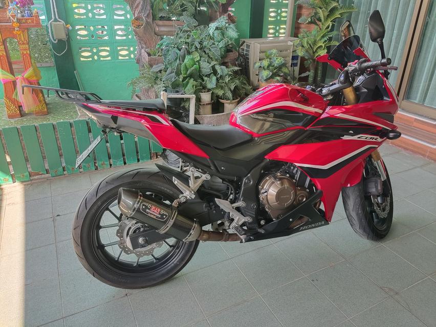 ขายhonda CBR 500r ปี 2017 เลขไมค์ 32000  พ.ร.บ หมดปี70 ภาษีหมดปี 69  กุญแจมี 2 ดอก รูปที่ 7