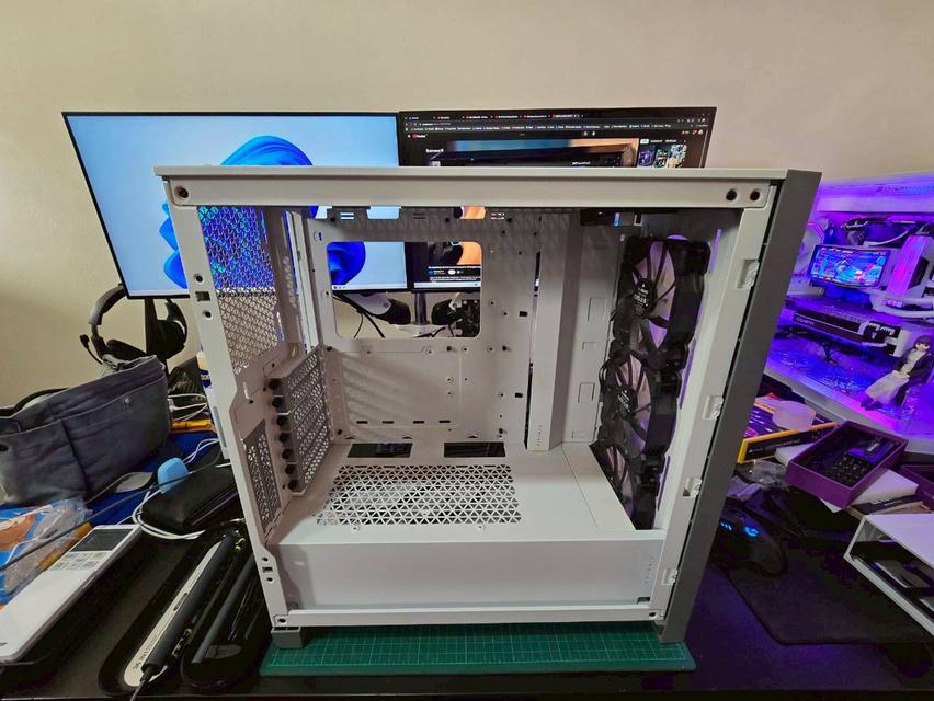 CORSAIR CASE SET เคสคอมพิวเตอร์ ชุดน้ําสองตอน พัดลมเคส สายไฟ LED ตกแต่งเคส (มือสอง มีกล่อง) รูปย่อยที่ 4