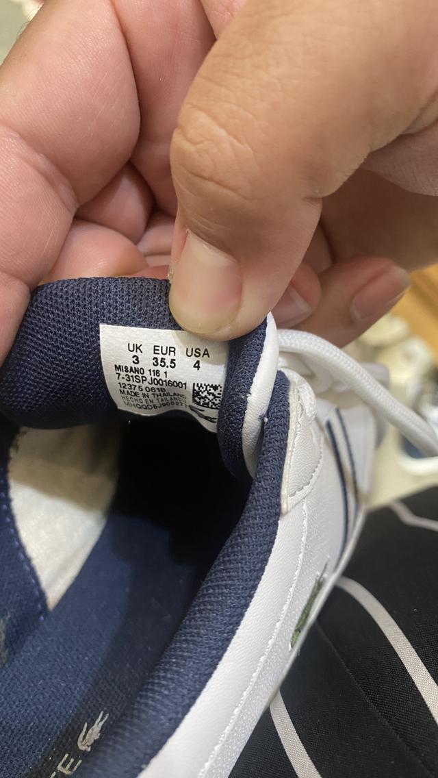 Lacoste Youth MISANO 116 Sneakers in Navy 6