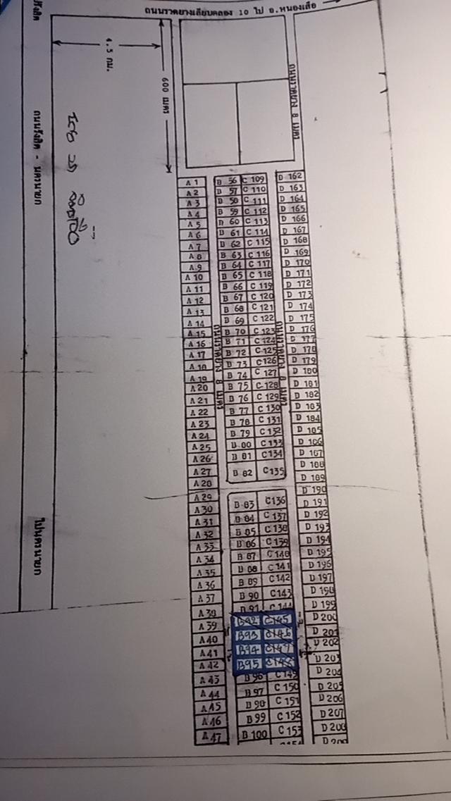 ที่ดินคลอง10 หนองเสือ  แปลงละ60 ตารางวา ราคา300000บาท 3