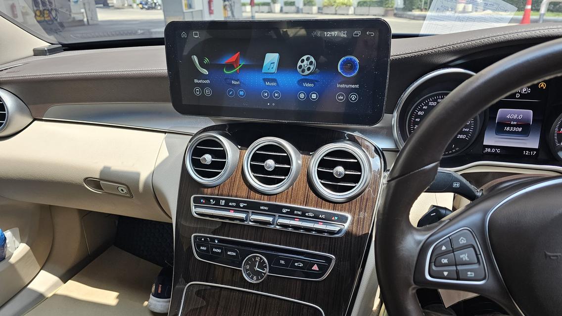 Benz c180 exclusive 2014 สีดำ มีหลักฐาน เปลี่ยน parts พร้อมใช้สุดๆ รูปที่ 6