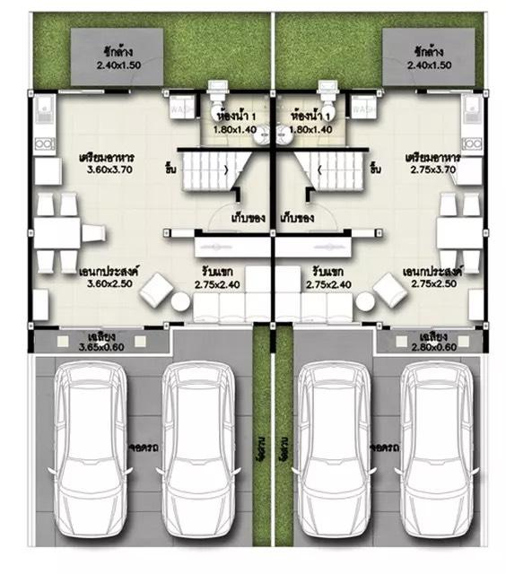 ขายบ้านโนโววิลล์ ลำลูกกาคลอง5 หลังริม 3