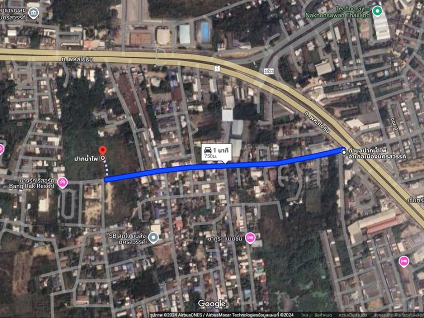 ขาย ที่ดิน ติดทางหลวงเทศบาล 30 ไร่ 93.7 ตรว หน้ากว้าง เหมาะทำจัดสรร 3