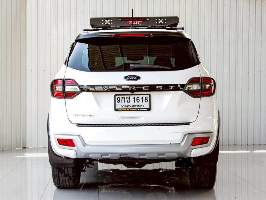 FORD EVEREST 2.0 TURBO TITANIUM PLUS 2WD ปี 2019 โฉม ปี15-22 เกียร์ AUTO ดีเซล สีขาว รถบ้านพร้อมใช้งาน ไมล์เพียง 131,348 km. 7