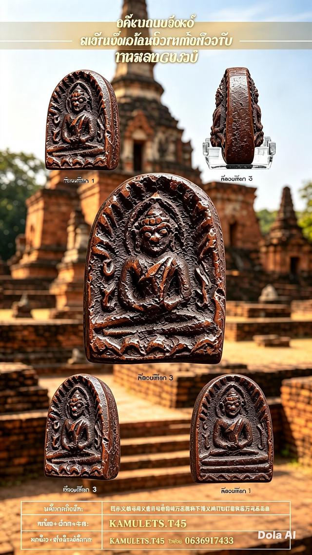 0196901พระซุ้มกอกำแพงเพชรกรุวัดพระบรมธาตุ
