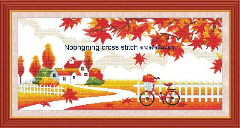 ร้าน Noongning Cross stitch ครอสติสพิมพ์ลาย จำหน่ายอุปกรณ์ครอสติส ภาพติดเพชร1594 6
