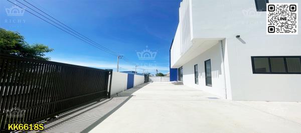ผ่อนตรงกับโครงการได้ โรงงานใหม่ สไตล์ Contemporary โดนเด่นที่ดีไซด์ คุณภาพวัสดุสูง เย็นสบาย พื้นที่ใช้สอย 970 ตารางเมตร สีม่วงใกล้ถนน 4 เลนส์ สมุทรสาค 2