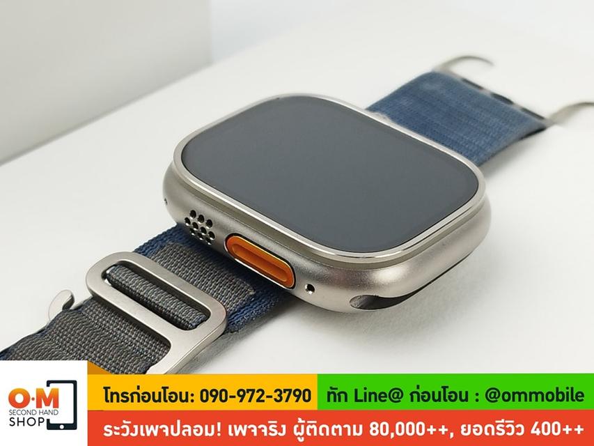 ขาย/แลก Apple Watch Ultra 2 / Titanium Case Blue/Black Trail Loop (M/L) ศูนย์ไทย ประกันศูนย์ สภาพสวยมาก สุขภาพแบต 100% แท้ ครบกล่อง เพียง 24,900 บาท  4