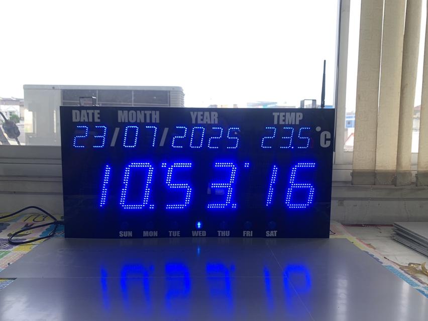 นาฬิกาดิจิตอลสำหรับโรงงาน สถานที่ต่างๆ รูปที่ 4