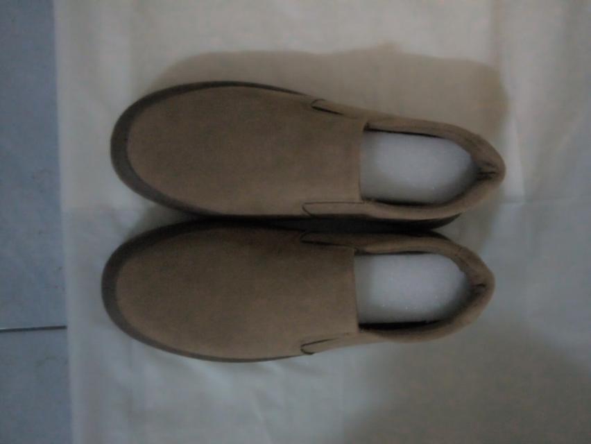 รองเท้าหนังกำมะหยี่สีน้ำตาลกาแฟ 2