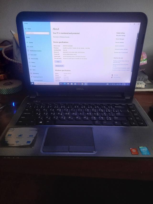 notebook i7 ram 8g windows 10 pro รูปที่ 7