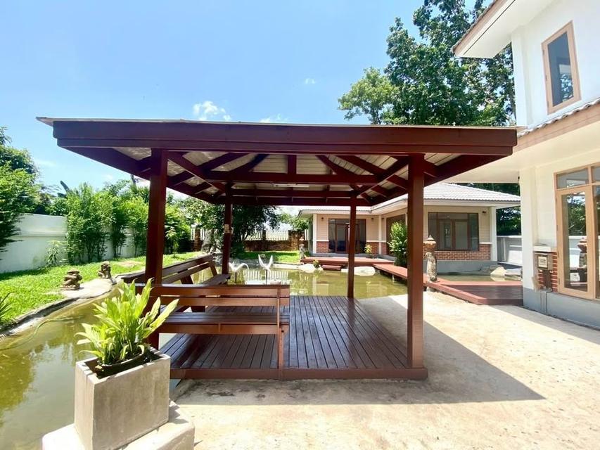 ขายบ้านเหมือนอยู่รีสอร์ท บ้านเดี่ยวสไตล์รีสอร์ท ติดถนนรังสิต–นครนายก คลอง 7 3