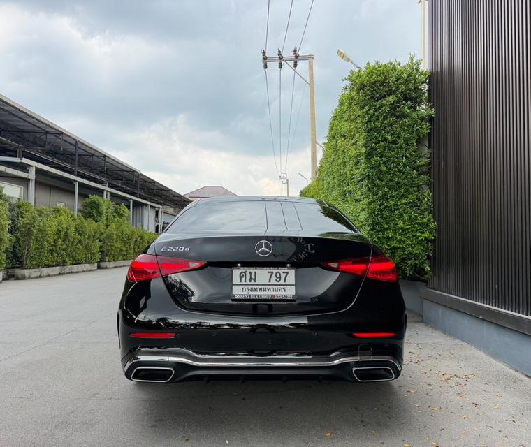 Mercedes Benz C 220d AMG Line 2024 สีดำ 🚗รถสวยมือเดียว สีเดิม รูปย่อยที่ 4