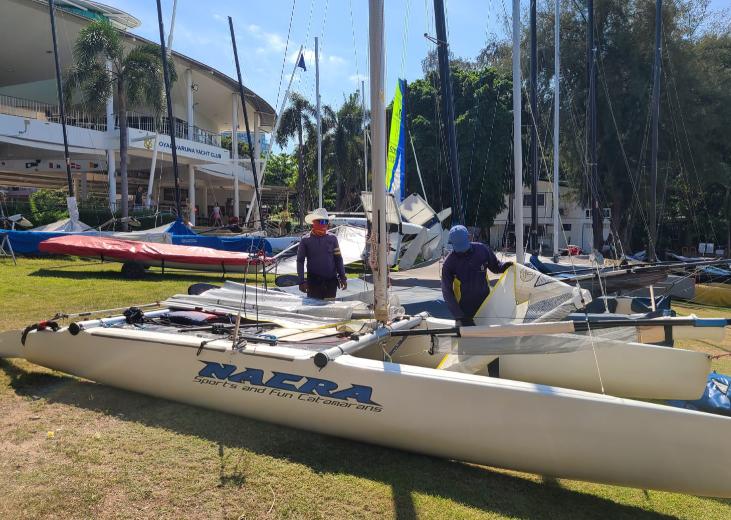 ขายเรือใบแข่ง ประเภท Beach Catamaran 3