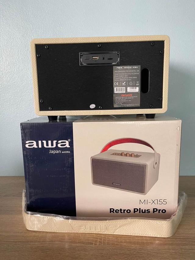 Aiwa retro plus pro mi-x155 สีขาว  3