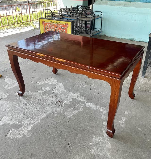 โต๊ะไม้ประดู่แผ่นเดียว โต๊ะรับประทานอาหาร ขนาดยาว150ซม 7